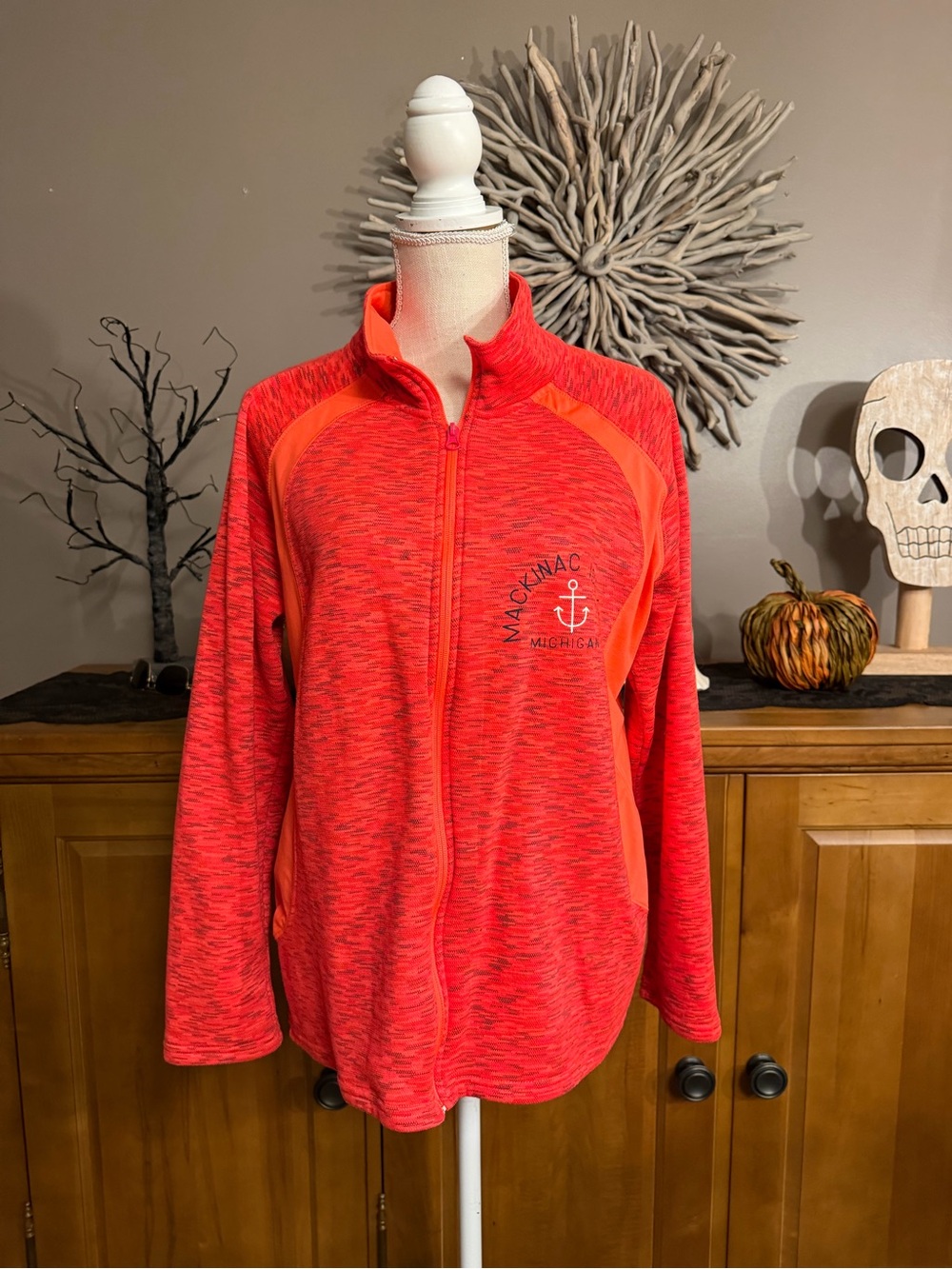 Mackinaw Island Zip up Sweatshirt Jacket